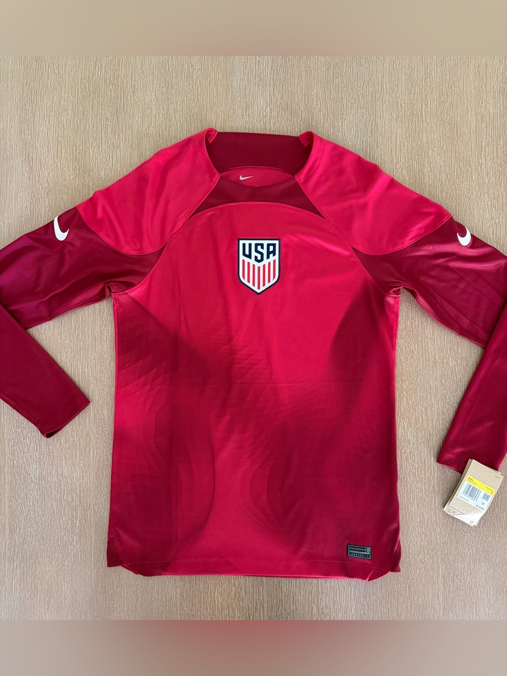 Nike Red USA Soccer Long Sleeve Jersey